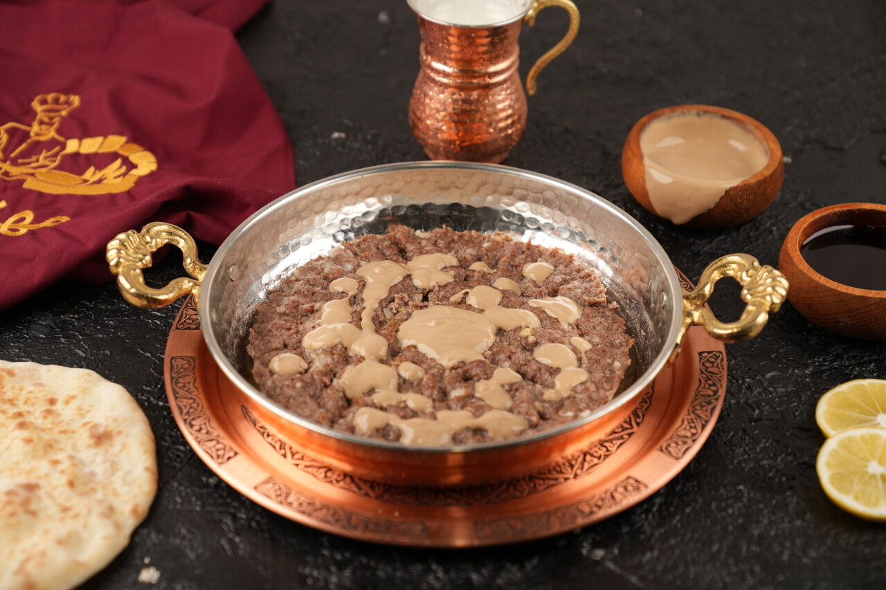 صينية  كفتة بطحينية